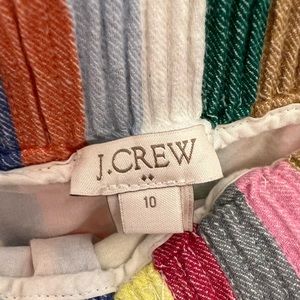 J.crew mini skirt with pockets, multicolor, size 10